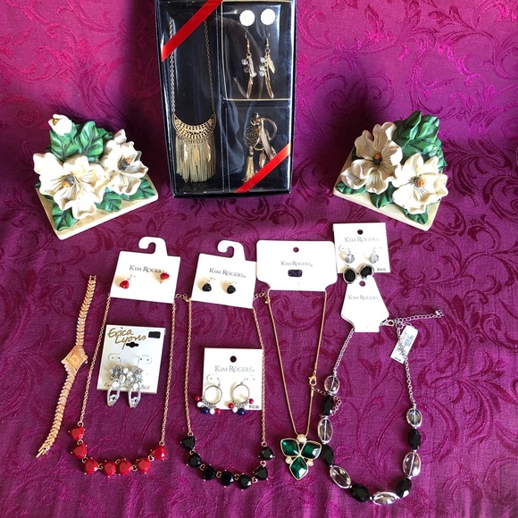 Kim Rogers Jewelry - Huge Lot of NEW Jewelry. Mostly Kim Rogers. 14 Total Pieces. Most NWT!